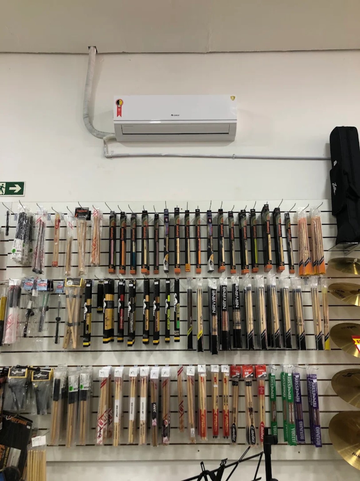 Variedade de baquetas da Preciosa